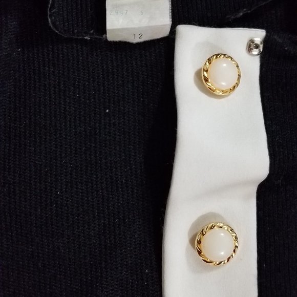 COPY - COPY - Elegant B&W Sweater Jacket/Top - Picture 7 of 13